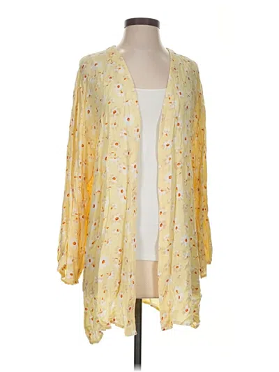 Pre-owned Billabong Kimono In Yellow