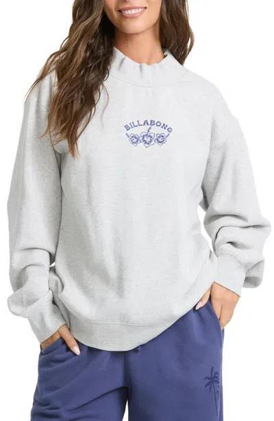 Billabong Koa Embroidered Sweatshirt In Blue