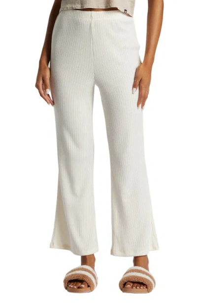Billabong Lana Rib Pants In White Cap