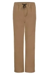 Billabong Larry Twill Drawstring Pants In Brown