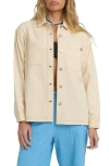 Billabong Laura Twill Shacket In Neutral