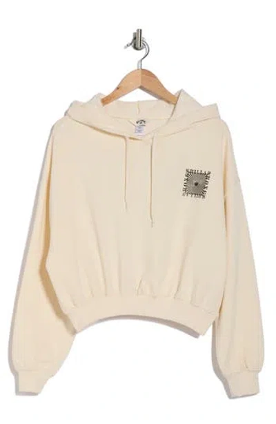 Billabong Lazy Daze Crop Hoodie In Natural