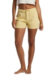 Billabong Leia Cotton Twill Carpenter Shorts In Sunny Dayz