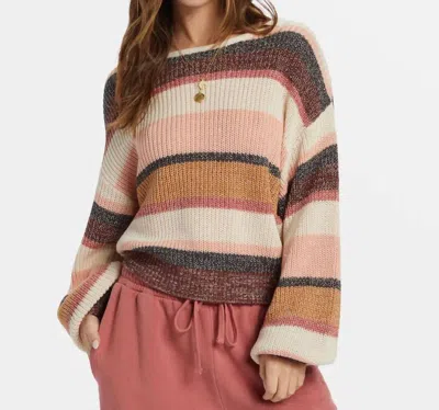 Billabong Light Wave Pullover Sweater In Rsl0-choc Chip In Multi
