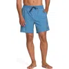 Billabong Lineup Layback Swim Trunks In Blue