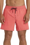 Billabong Lineup Solid Lb Board Shorts In Pink