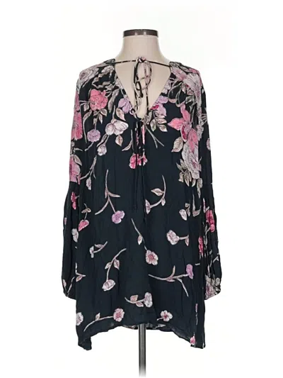 Pre-owned Billabong Long Sleeve T-shirt In Black