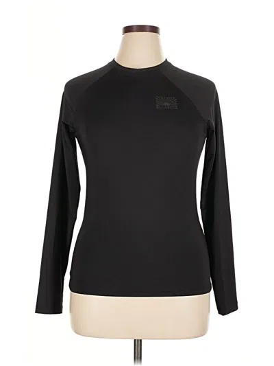 Pre-owned Billabong Long Sleeve T-shirt In Black