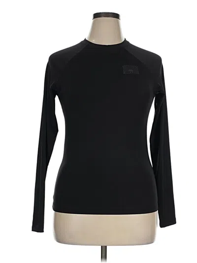 Pre-owned Billabong Long Sleeve T-shirt In Black