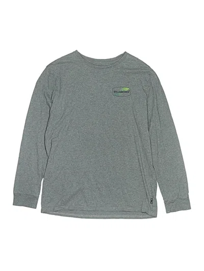 Pre-owned Billabong Kids' Long Sleeve T-shirt In Gray