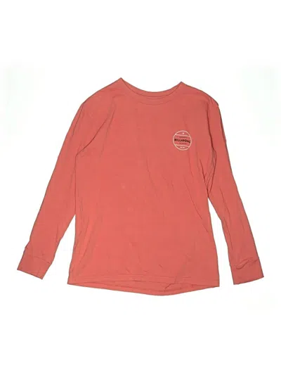Pre-owned Billabong Kids' Long Sleeve T-shirt In Red