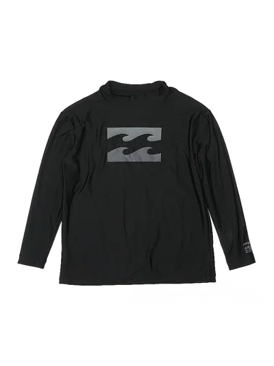 Pre-owned Billabong Kids' Long Sleeve Turtleneck In Black