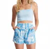 Billabong Love To Lounge Shorts In Bliss Blue In Blue