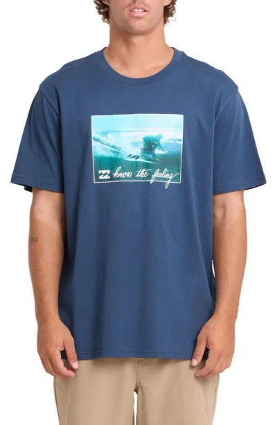 Billabong Lucid Graphic T-shirt In Blue