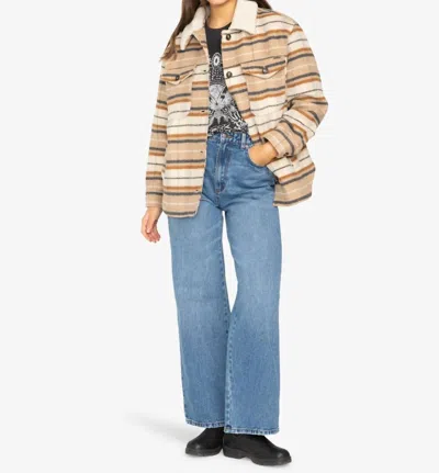 Billabong Lucky Day Coat In Multi