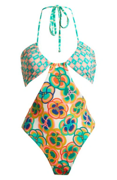 Billabong Mami Wata Penny Cutout One-piece Swimsuit