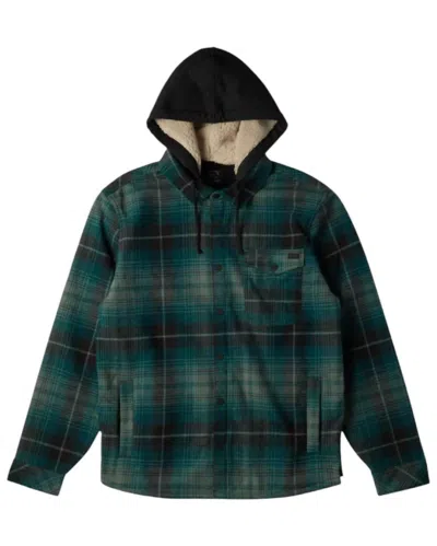 Billabong Men's Adventure Division Bonded Flannel Shirt In Forest Green
