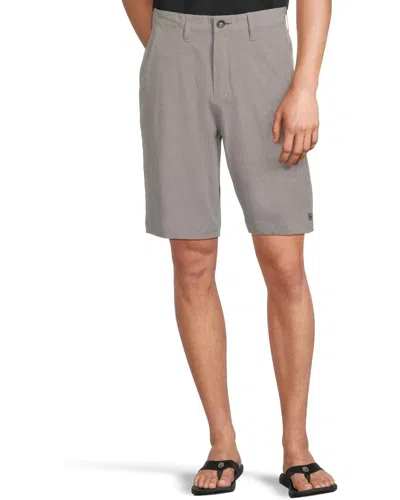 Billabong Men's  Crossfire Submersible Hybrid Shorts Gray Flat Front Gbo2262