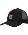 Billabong Men's Black Stacked Trucker Snapback Hat