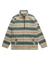 Billabong Men's Boundary Mock Neck Sweatshirt In Dune