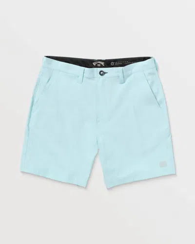 Billabong Men's Crossfire 17 Submersible Shorts In Dusty Blue In Brown