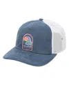 Billabong Men's Light Blue Lounge Trucker Adjustable Hat In Blue