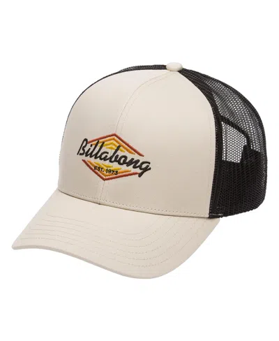 Billabong Men's Stone Walled Adjustable Trucker Hat In Gray