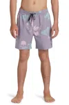 Billabong Men's Sundays Layback Boardshorts In Skw-purpl