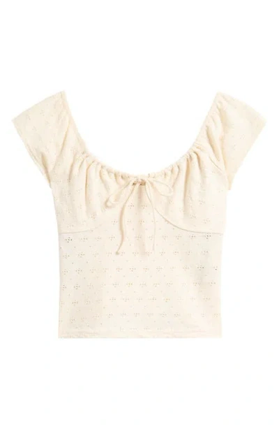 Billabong Mia Eyelet Crop Top