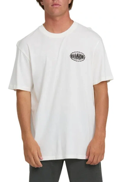 Billabong Nanda Ormond Burleigh Heads Premium Graphic T-shirt In White