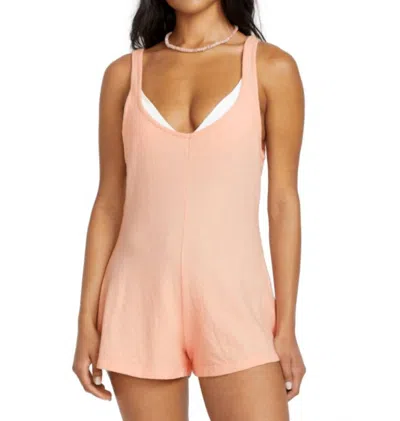 Billabong Never Better Coverup In Peach Kiss In Pink