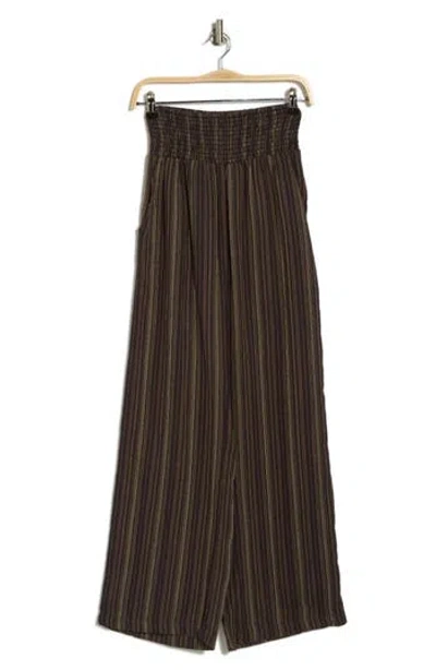 Billabong New Waves 2 Wide Leg Pants In Black Sands 10