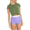 Billabong Ocean's Greatest Cotton Graphic Baby Tee In Green