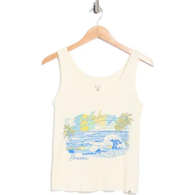 Billabong Ocean View Cotton Tank Top In Brown