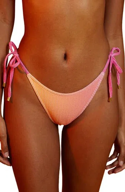 Billabong Ocso Side Tie Bikini Bottoms In Multi