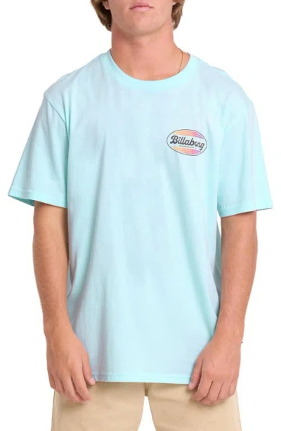 Billabong Off Duty Graphic T-shirt In Blue