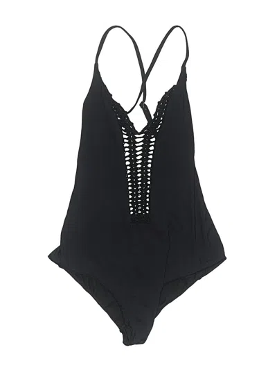 Pre-owned Billabong One Piece Swimsuit In Black