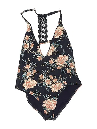 Pre-owned Billabong One Piece Swimsuit In Black