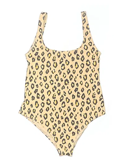 Pre-owned Billabong One Piece Swimsuit In Gold