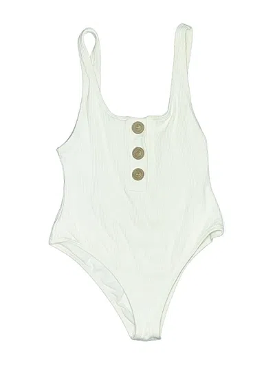 Pre-owned Billabong One Piece Swimsuit In Ivory