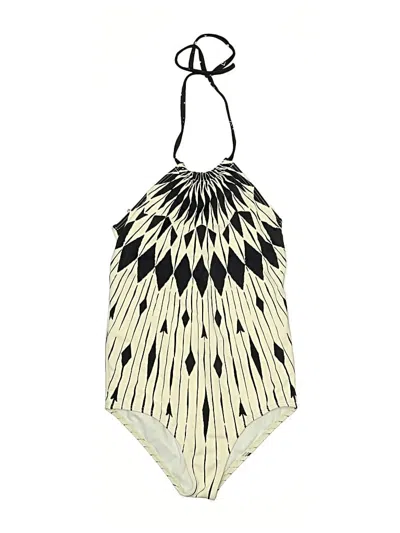 Pre-owned Billabong One Piece Swimsuit In White