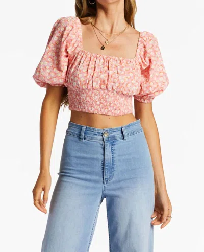 Billabong Only You Top In Flamingo In Pink