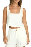 Billabong Open Skies Woven Tank In Salt Crystal In Gray