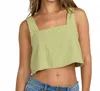 Billabong Open Skies Top In Avocado In Green