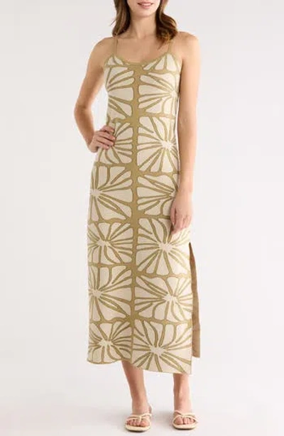 Billabong Overheated Midi Dress In Neutral