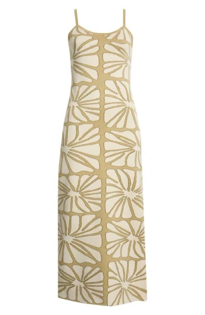 Billabong Overheated Midi Dress In Neutral