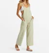 Billabong Pacific Time Cotton Gauze Jumpsuit In Multi