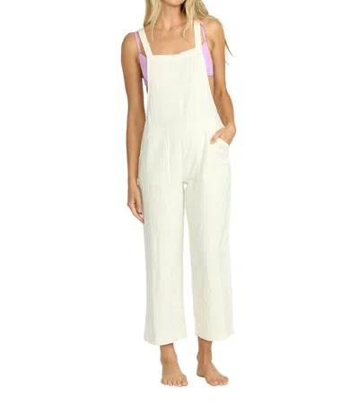 BILLABONG PACIFIC TIME JUMPSUIT IN WHITE CAP