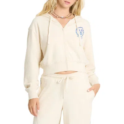 Billabong Palm 73 Full Zip Hoodie In Neutral