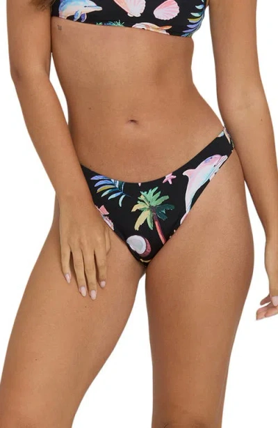 Billabong Party Wave Hike Bikini Bottoms In Multi
